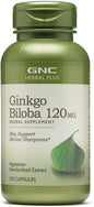 GNC Herbal Plus Ginkgo Biloba 120mg 100 Count