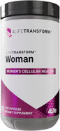4LifeTransform Woman – Cellular Aging & Wellness Supplement for Women - Velvet Bean & Evening Primrose Extracts - Supports Healthy Skin & Nitric Oxide Production - 120 Capsules