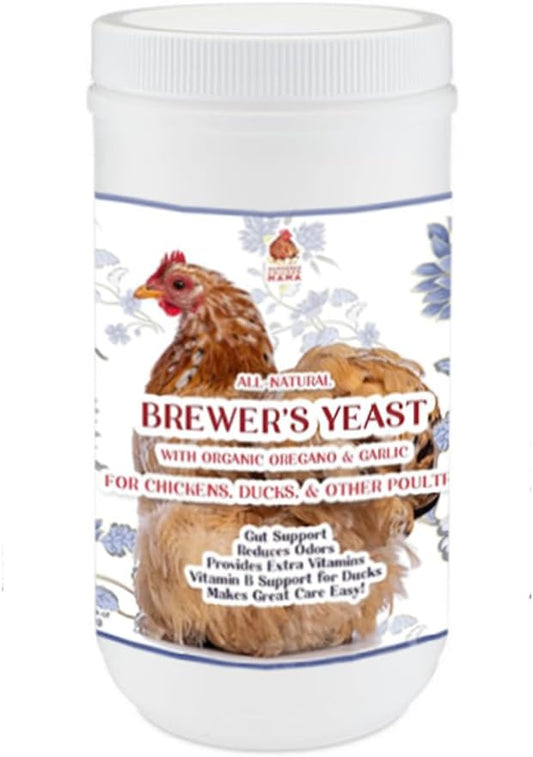 Brewer's Yeast with Organic Oregano & Garlic B12, B6, B6, &