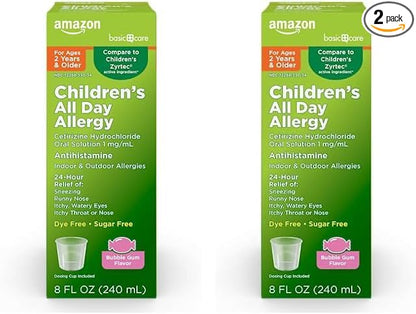 Amazon Basic Care Children's All Day 1 mg/mL, 8 fl 2)