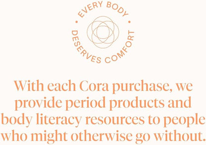 Cora Organic Applicator Tampon Multipack 18 Regular 18 Super 100% Organic 36 Total