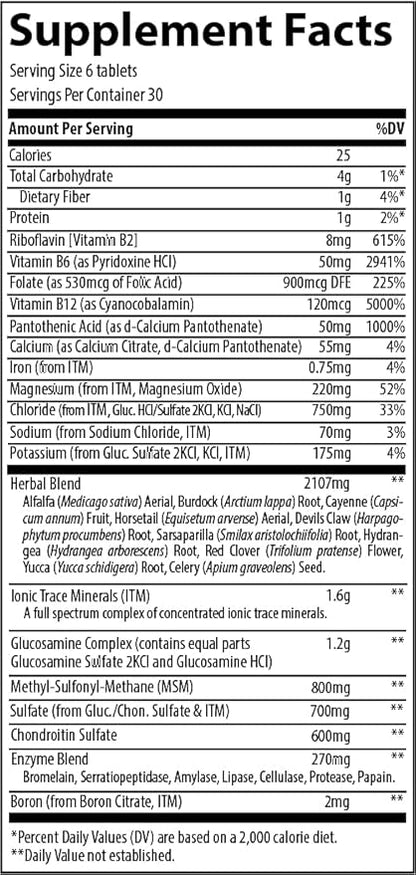 Trace Minerals | Activ Joint Platinum 180 Tablets