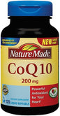 Nature Made CoQ10 Naturally Orange 200 mg 120 Softgels