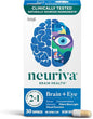 NEURIVA Brain + Eye Supplement 30ct Capsules