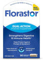Florastor Probiotics for Digestive and Immune Health, 30 Capsules, Probiotics for Women & Men, Helps Flush Out Bad Bacteria, Boosts The Good with Our Unique Strain Saccharomyces Boulardii