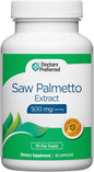 DOCTORS' PREFERRED Saw Palmetto Supplement for Health and Well-Being—500 mg/Serving | 90 Capsules