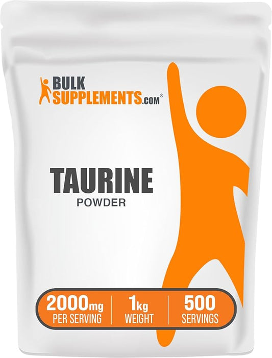 BulkSupplements.com Taurine Powder 2000mg - 2g per 1kg (2.2 (2.2 lbs) 1)