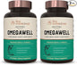 Live Conscious OmegaWell Fish Oil: Heart, Brain, and Joint Support | 800 mg EPA 600 mg DHA - Enteric-Coated, Sustainably Sourced - Easy to Swallow 120 Count (2-Pack)