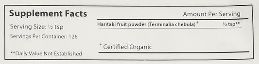 Banyan Botanicals Haritaki Powder 1/2 Pound