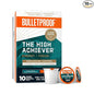 Bulletproof The High Achiever Single-Serve Pods, 10 count, Medium-Dark Roast Enhanced Coffee with Lion's Mane Mushroom, B Vitamins, and Adaptogens for Energy and Focus