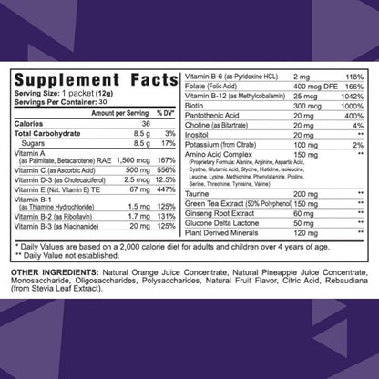 Youngevity Rebound FX ON-The-GO Pouches Citrus Punch - 30 CT Box