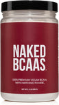 Naked BCAAs Amino Acids Powder, Only 1 Ingredient, Pure 2:1:1 Formula, Vegan Unflavored Branched Chain Amino Acids, Instantized All Natural BCAA Supplement - 500 Grams, 100 Servings