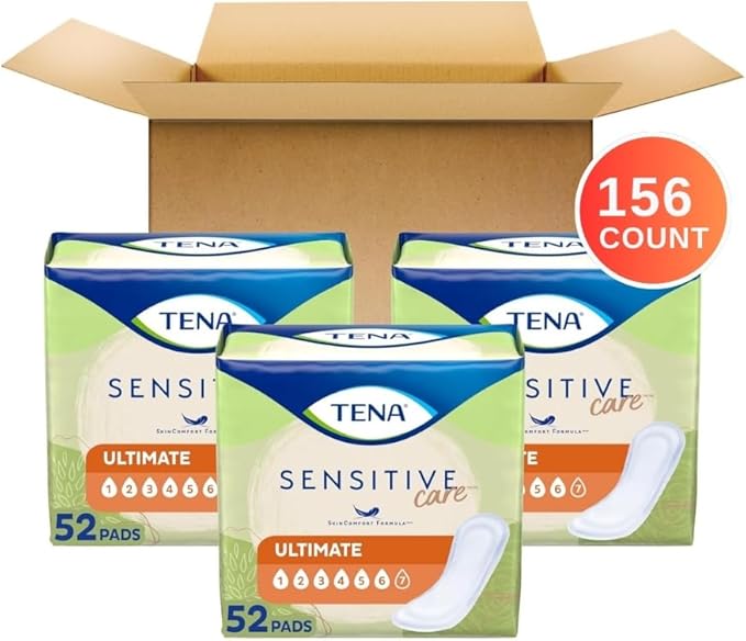 TENA Incontinence Pads, Bladder Control & 156 Count