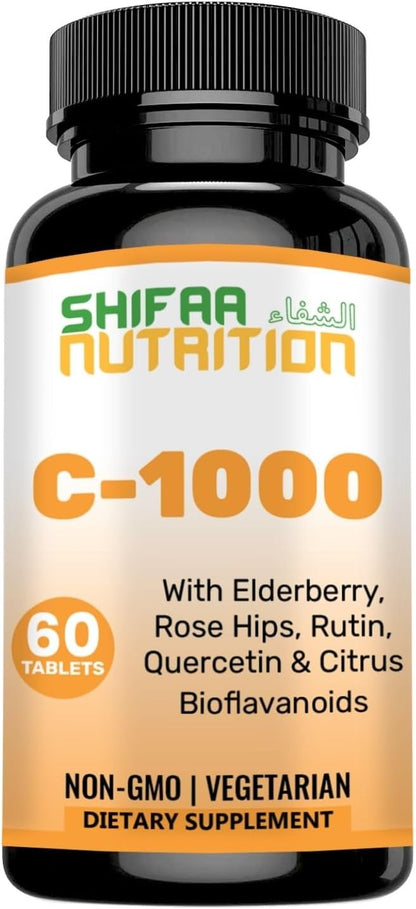 Halal Vitamin C-1000mg Tablets, 60 Days