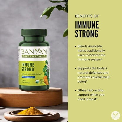 Banyan Botanicals Immune Strong – Organic 90 Tablets