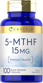 Carlyle 5-MTHF Supplement 15mg 100 Capsules