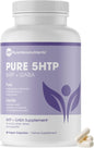 Pure 5-HTP (5-Hydroxytryptophan) Plus GABA Supplement 60 Veggie