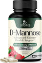 D-Mannose & Cranberry Extract 1350mg Advanced 120 Capsules