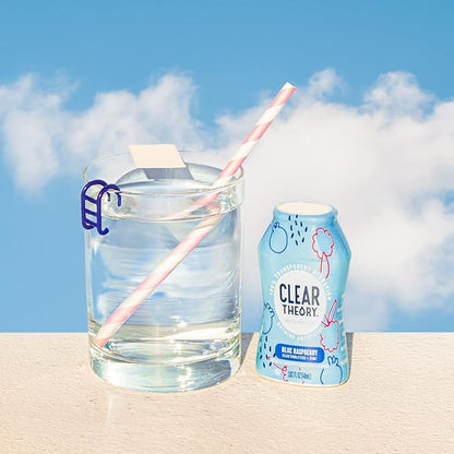 Clear Theory Water Flavoring Drops with Electrolytes, Water Enhancer Liquid Flavored Water Drink Mix, Hydration for Kids, Vegan, Gluten Free, Low Calorie, 6 Pack (Fruit Punch, Blue Raspberry & Watermelon Berry)