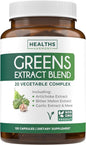 Super Greens Antioxidants Superfoods 2250mg Supplement 20 Ingredients 120 Capsules