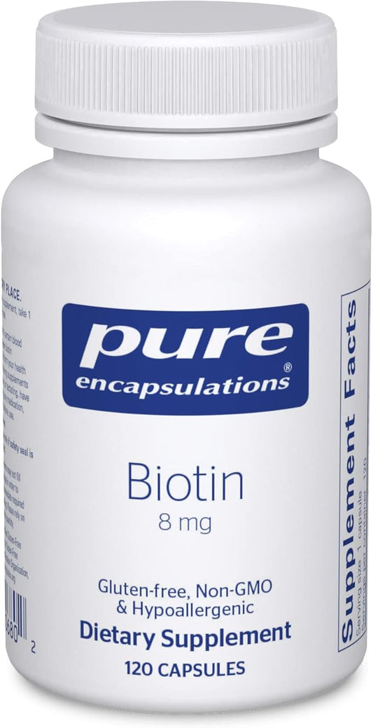 Pure Encapsulations Biotin 8 mg 120 Capsules
