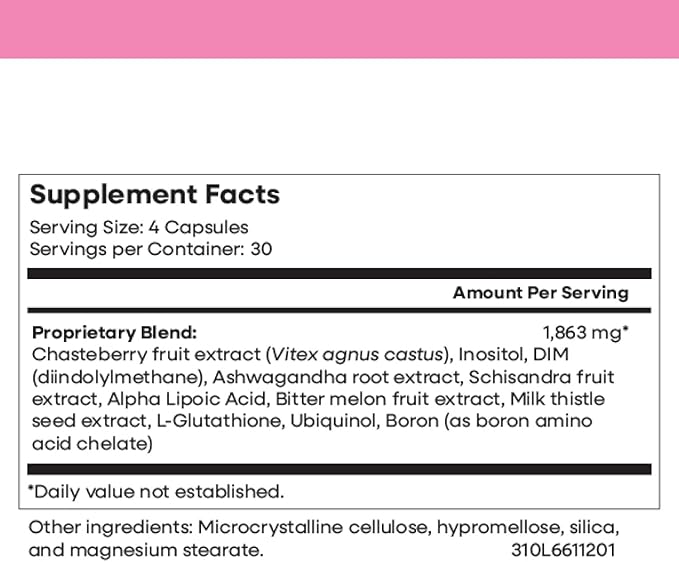 Femme Optimyze - 120 Women's Hormone Balance Capsules - Hormone Balance For Women - Hormone Balancing Supplement For Women - Female Hormones Support Supplement - Hormonal Regulation