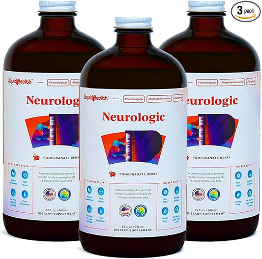 LIQUIDHEALTH 32 Oz Liquid Neurologic Focus (3 Pack)