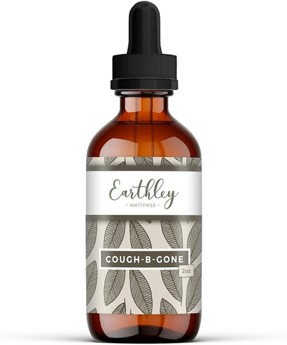 Earthley Wellness, Cough-B-Gone, Natural Herbal Formula, (2oz, Original)