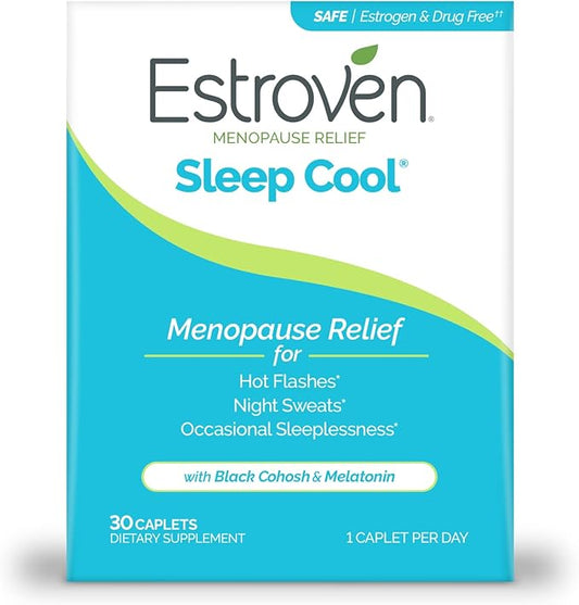Estroven Sleep Cool for Menopause Relief, 30 Ct,