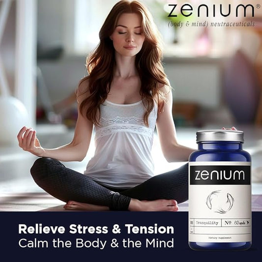 Relieve Stress, Tension, Worry, Nervousness, & Irritability |60 Capsules