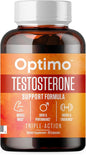 Testosterone Booster Supplement for Men & Women 9 Key Ingredients Tongkat Ali, Tribulus, Fenugreek, Ashwagandha, Maca, Boron, Zinc, VIT D, DAA - 90 Capsules