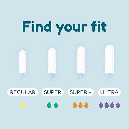 o.b. Tampons | Non-Applicator Tampon, Unscented 40ct