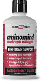 HEALTH DIRECT - AminoMind - Nootropic Collagen Supplement for Brain Health and BDNF - Pro-Hyp & Hyp-Gly Dipeptides, Coffeeberry Antioxidants - Passionfruit Guava - 14 Fl Oz (28 Servings)
