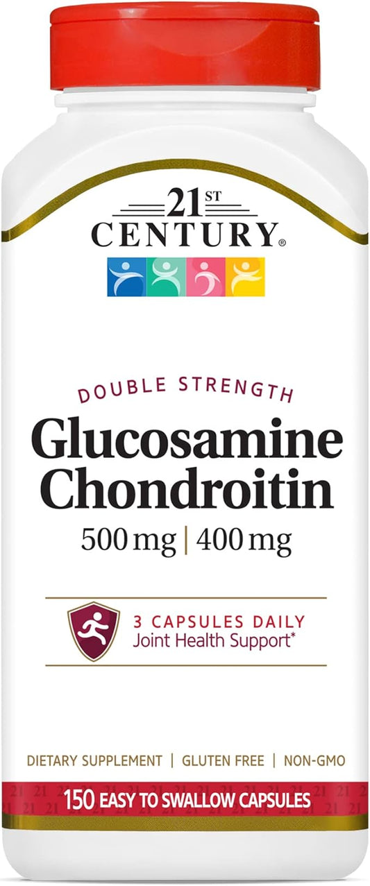 21st Century Glucosamine Chondroitin 500/400mg 150 Count