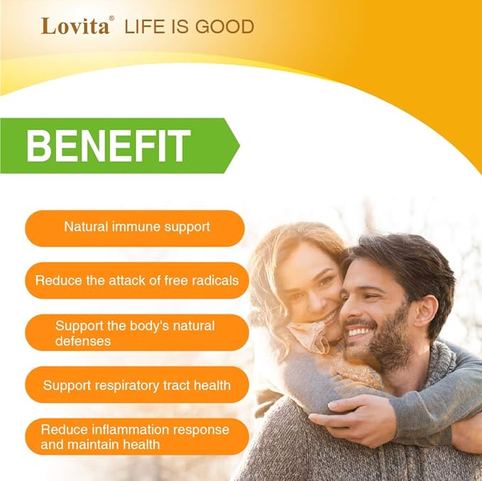 Lovita Bee Propolis Capsule 4000mg Equivalent 5:1 Concentration 30 Vegetarian (1 Months