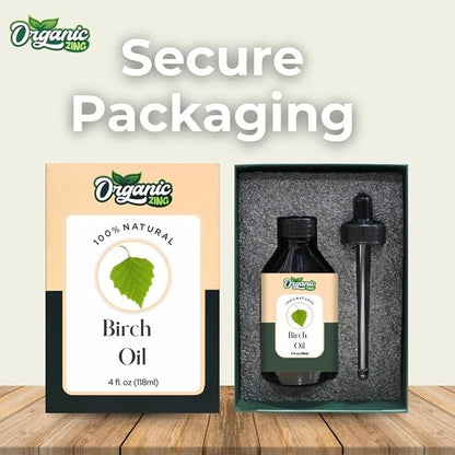 Birch (Betula) Oil | Pure & Natural Essential Oil for Skincare, Hair Care, Aroma & Diffusers - 118ml/3.99fl oz