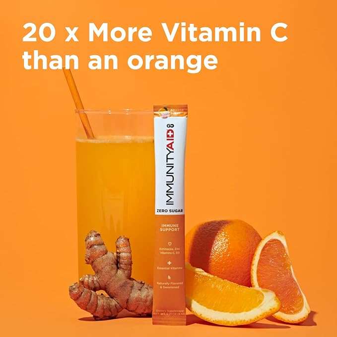 LIFEAID IMMUNITYAID GO! Zero Sugar Immunity 5 calories, 14 Pack