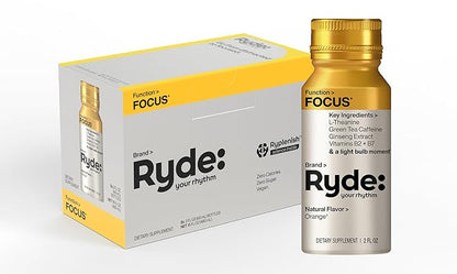 RYDE: Focus Shot 0 Calories, 0 Sugar 2 FL (8 Pack)
