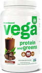 Vega Protein and Greens Protein Powder, Chocolate 20g Plant 2.1bs