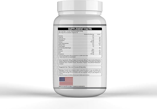 Warfare 2 lbs Advanced Whey Protein Blend 22g Protein per Serving Amazing Flavors (2 lbs, Vanilla Milkshake)