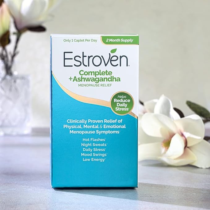 Estroven Complete + Ashwagandha Multi-Symptom Menopause 4 Month 2)