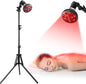Wolezek Red Light Therapy with Stand 18 LEDs 660nm Red 850nm Near-Infrared 15"-61" Adjustable