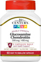 21st Century Glucosamine Chondroitin 500/400mg 60 Count