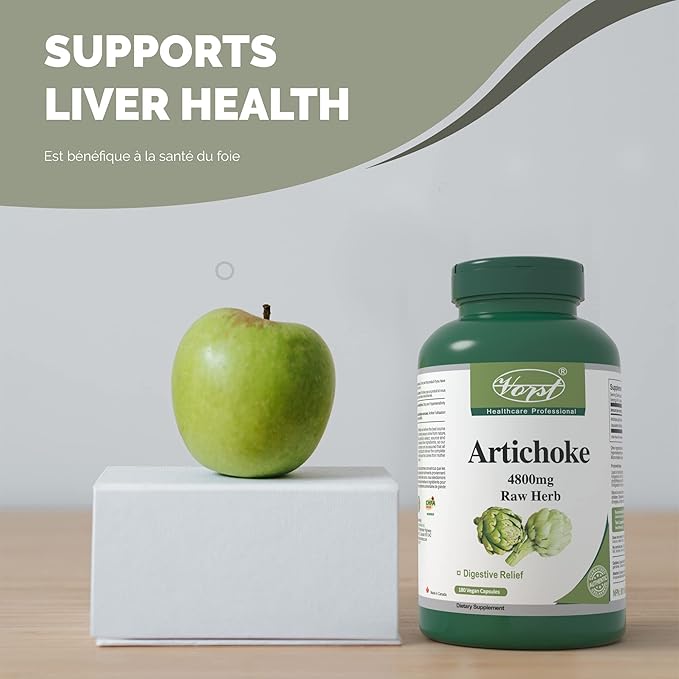Vorst Artichoke 4800mg Raw Equivalent (1200mg 4:1 Extract 180 Vegan