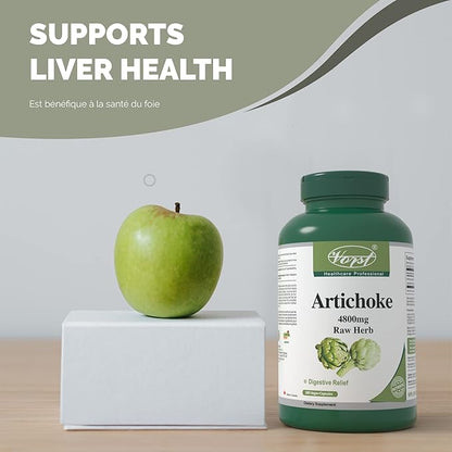 Vorst Artichoke 4800mg Raw Equivalent (1200mg 4:1 Extract 180 Vegan