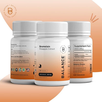 Bromelain 500mg, 180 Capsules