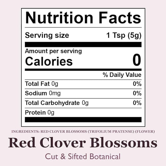 Organic Positively Botanicals Company, Red Clover 4 Ounce