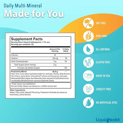 LIQUIDHEALTH 32 Oz Daily Multi Mineral, (3 Pack)