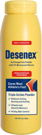 Desenex Anti-Fungal Foot Powder, Cures Most 2% Miconazole 3oz Bottle