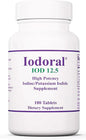 Optimox Iodoral 12.5 mg – Iodine Supplements for Thyroid Support, Potassium Iodide Tablets, Lugol Solution, Daily Vitamins and Minerals, High Potency Iodine Tablets – 180 Tablets 1-Pack